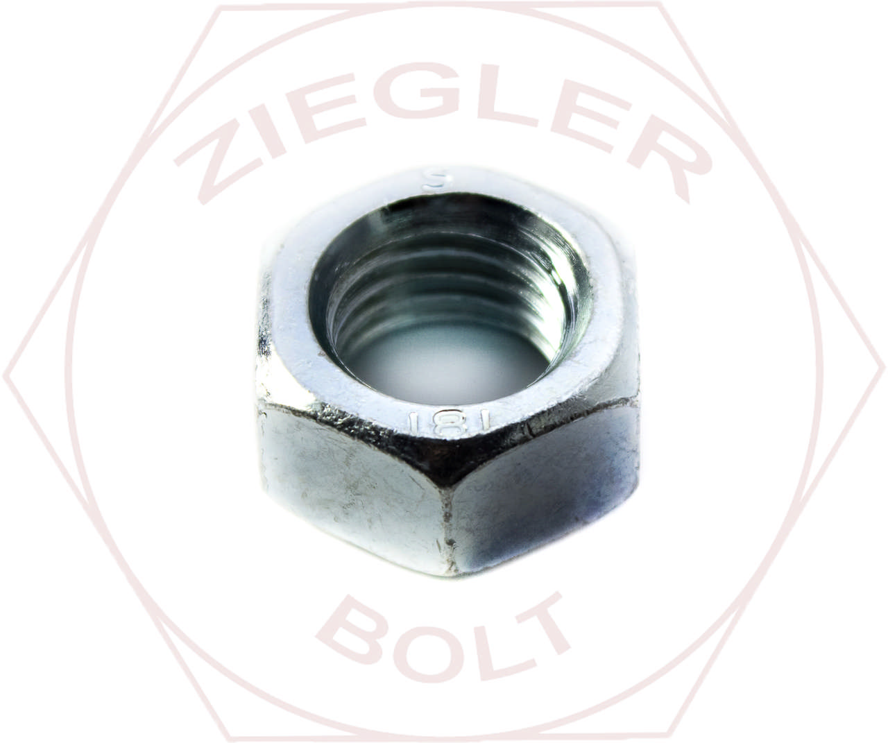 M10-1.5 HEX FINISH NUT DIN 934 ZINC