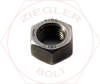M10-1.5 LEFT HAND HEX FINISH NUT ZINC
