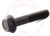 M10-1.5 X 16 HEX FLANGE BOLT 8.8 PLAIN