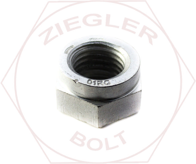 1-3/8-12 COLLAR LOCKNUT FINE THRD GR C ZINC