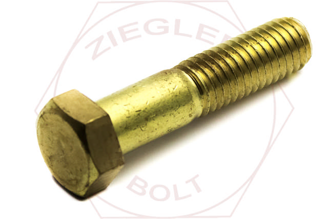 1/2-13 X 4 HEX CAP SCREW BRASS