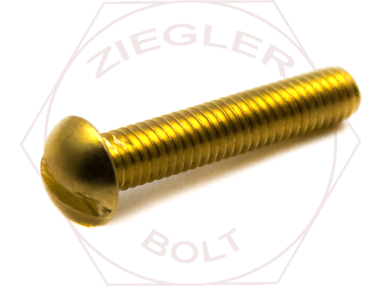6-32 X 1 SLOT ROUND M/S BRASS