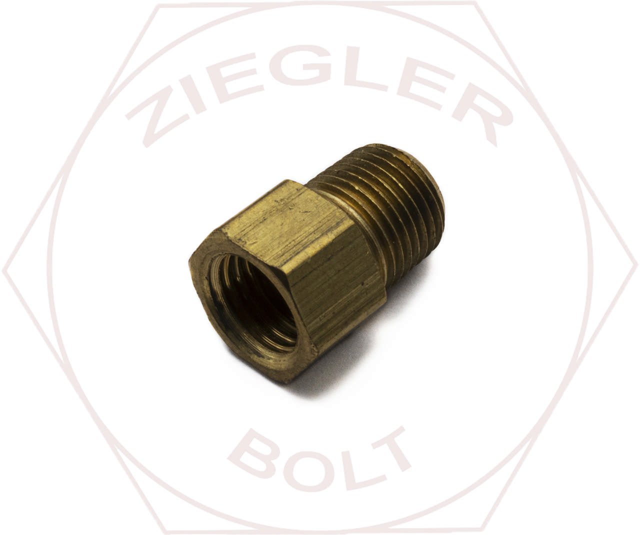 3/16T X 1/8P INVERTED FLARE MALE CONNECTOR BRASS