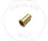 3/8T ID BRASS INSERT FOR PLASTIC TUBING