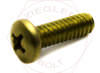 2-56 X 3/16 PHIL PAN M/S BRASS