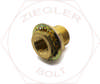 1/2 X 1-1/2 PIPE THRD BULKHEAD COUPLING BRASS