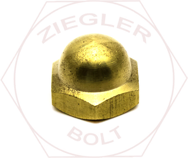 4-40 ACORN CAP NUT BRASS