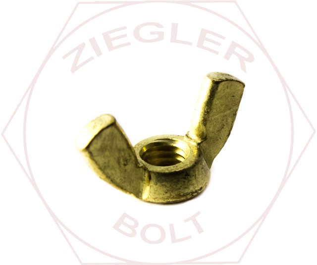 8-32 WING NUT BRASS