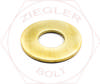 M10 FLAT WASHER BRASS