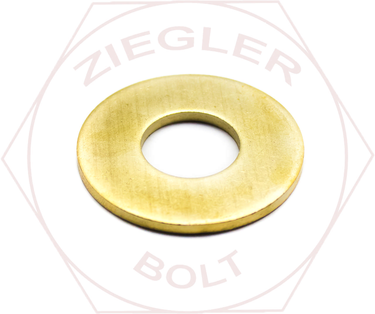 M10 FLAT WASHER BRASS