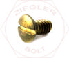 4-40 X 5/8 SLOT OVAL M/S BRASS