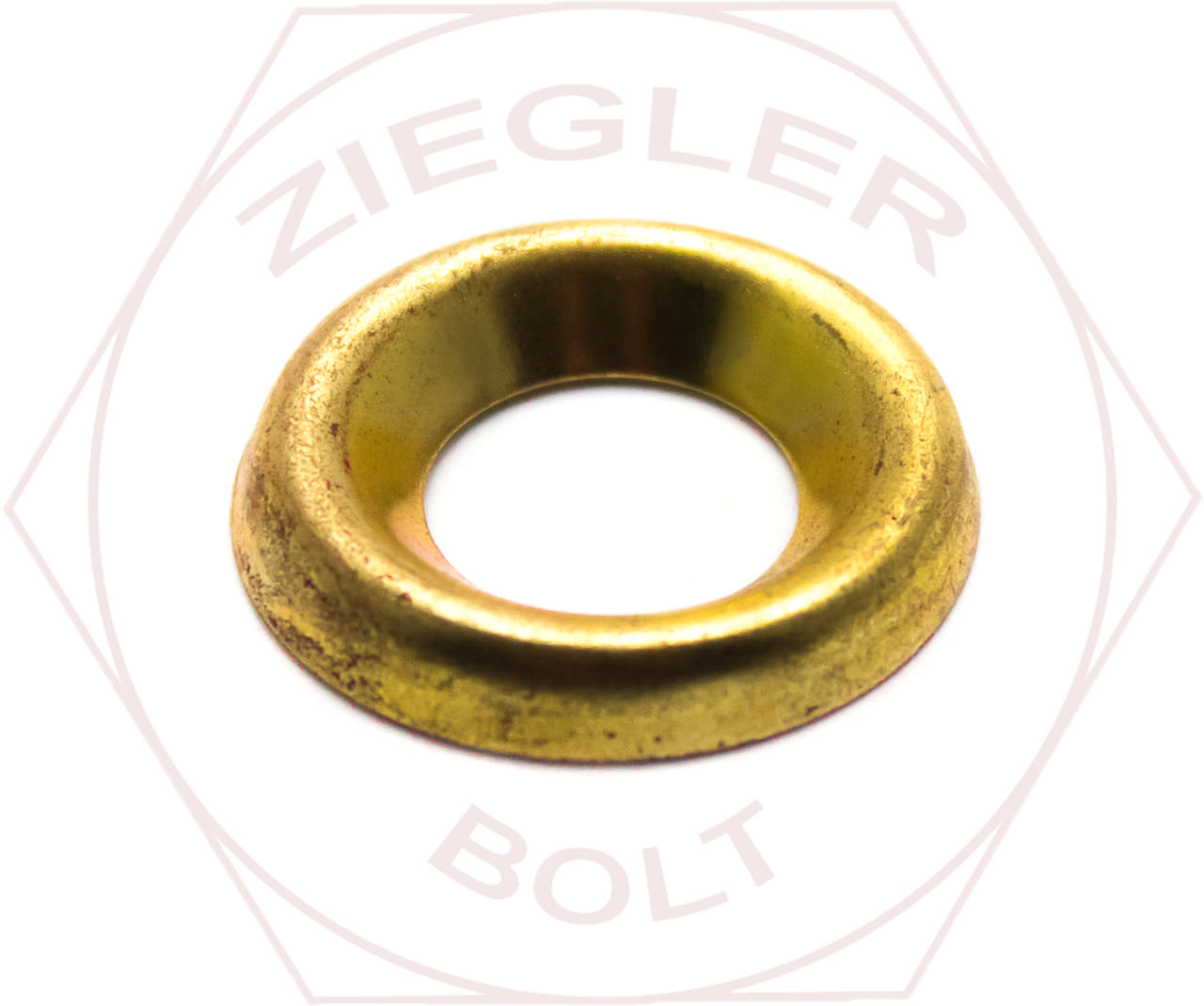 1/4 FINISHING WASHER BRASS