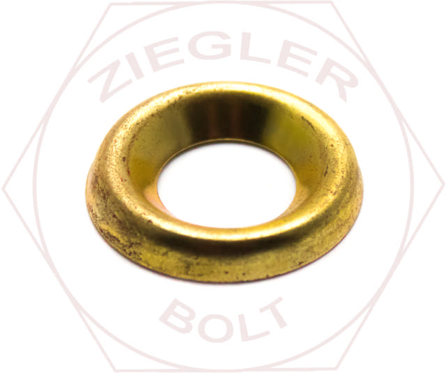 #6 FINISHING WASHER BRASS