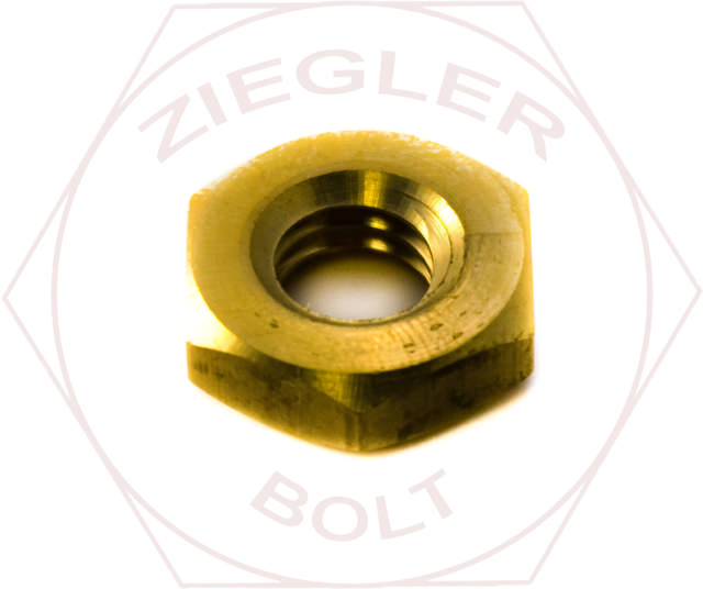 5/16-18 HEAVY HEX JAM NUT BRASS
