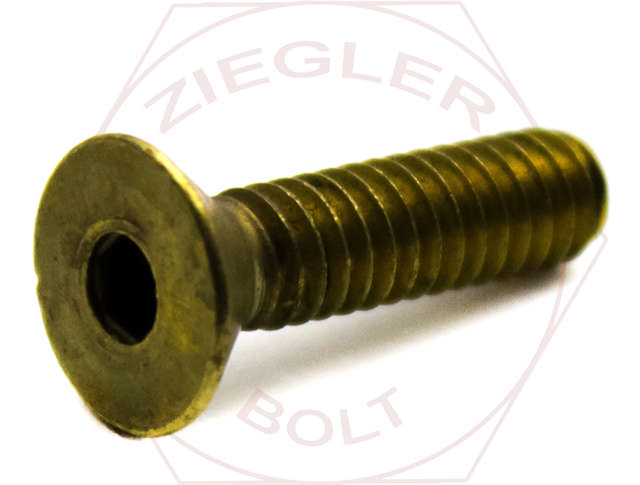 1/2-13 X 3/4 FLAT SOCKET HD CAP SCREW BRASS