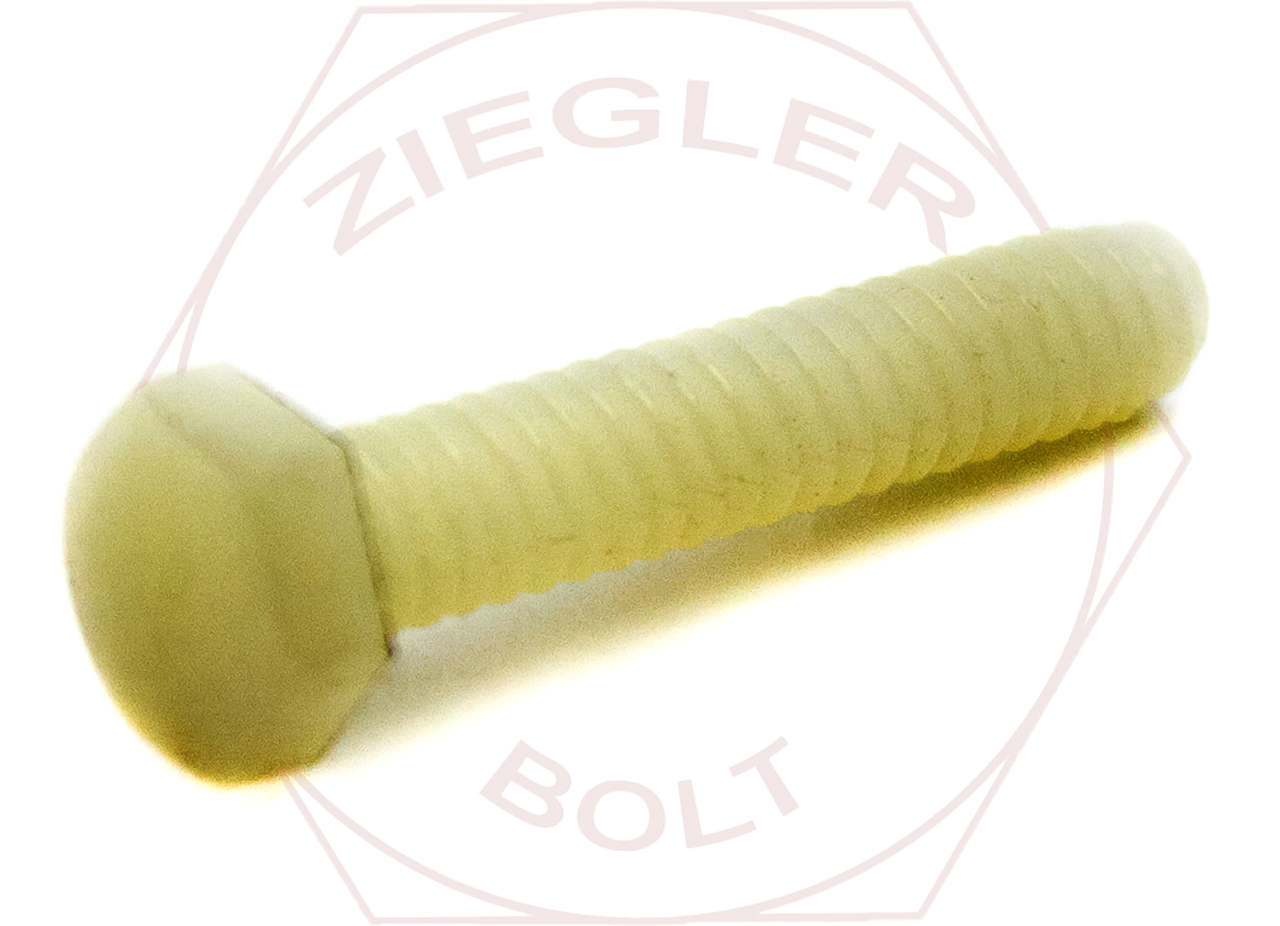 6-32 X 1 HEX MACHINE SCREW NYLON