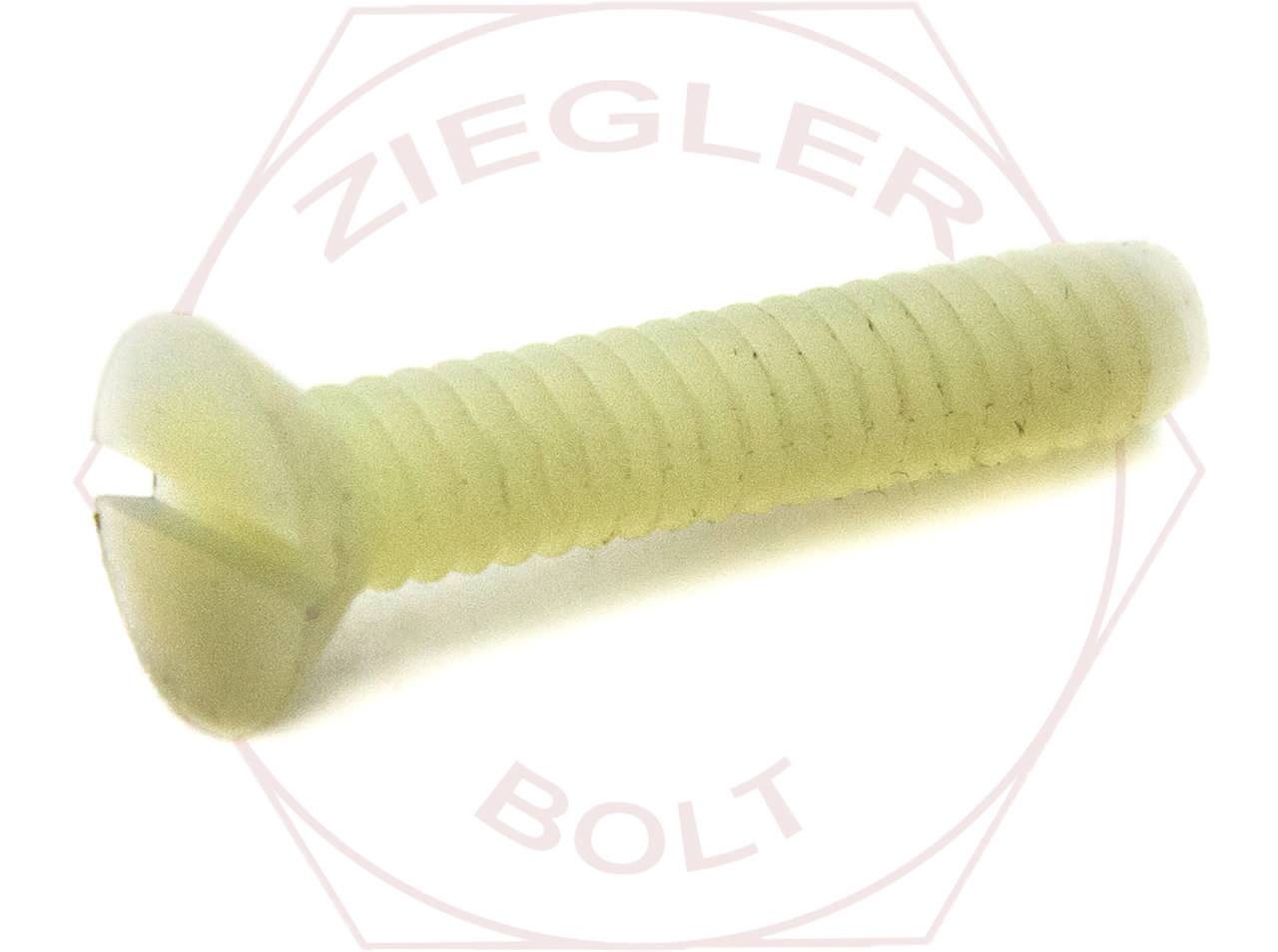 6-32 X 1 SLOT FLAT M/S NYLON