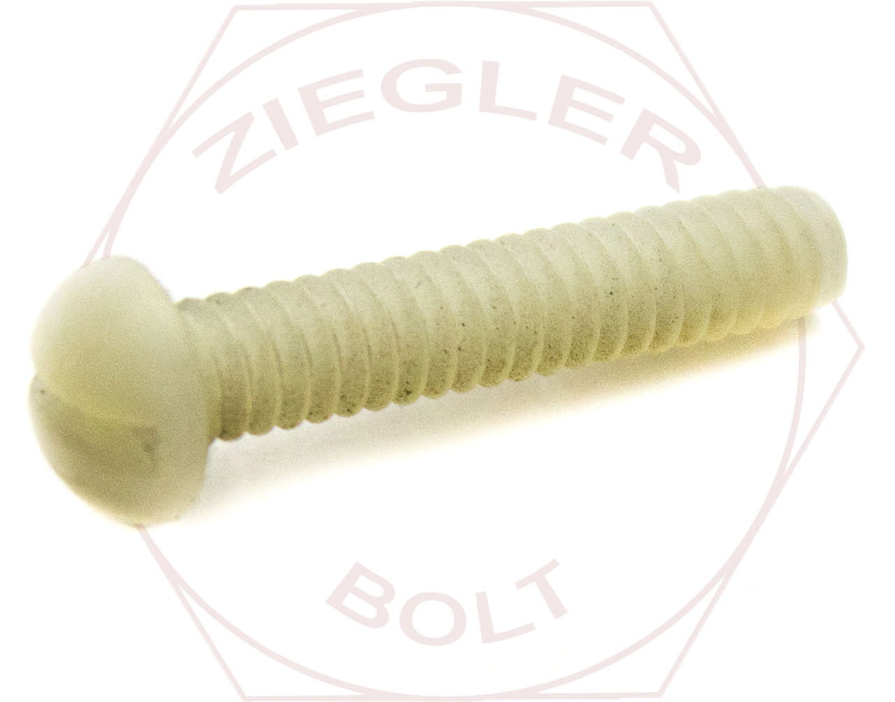 6-32 X 1 SLOT ROUND M/S NYLON