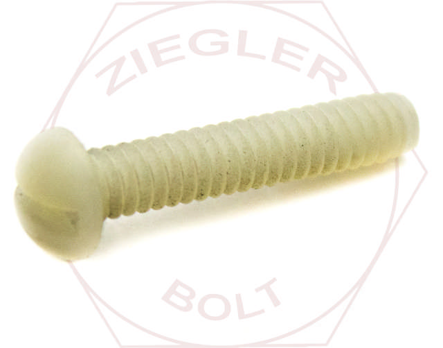 4-40 X 1 SLOT ROUND M/S NYLON