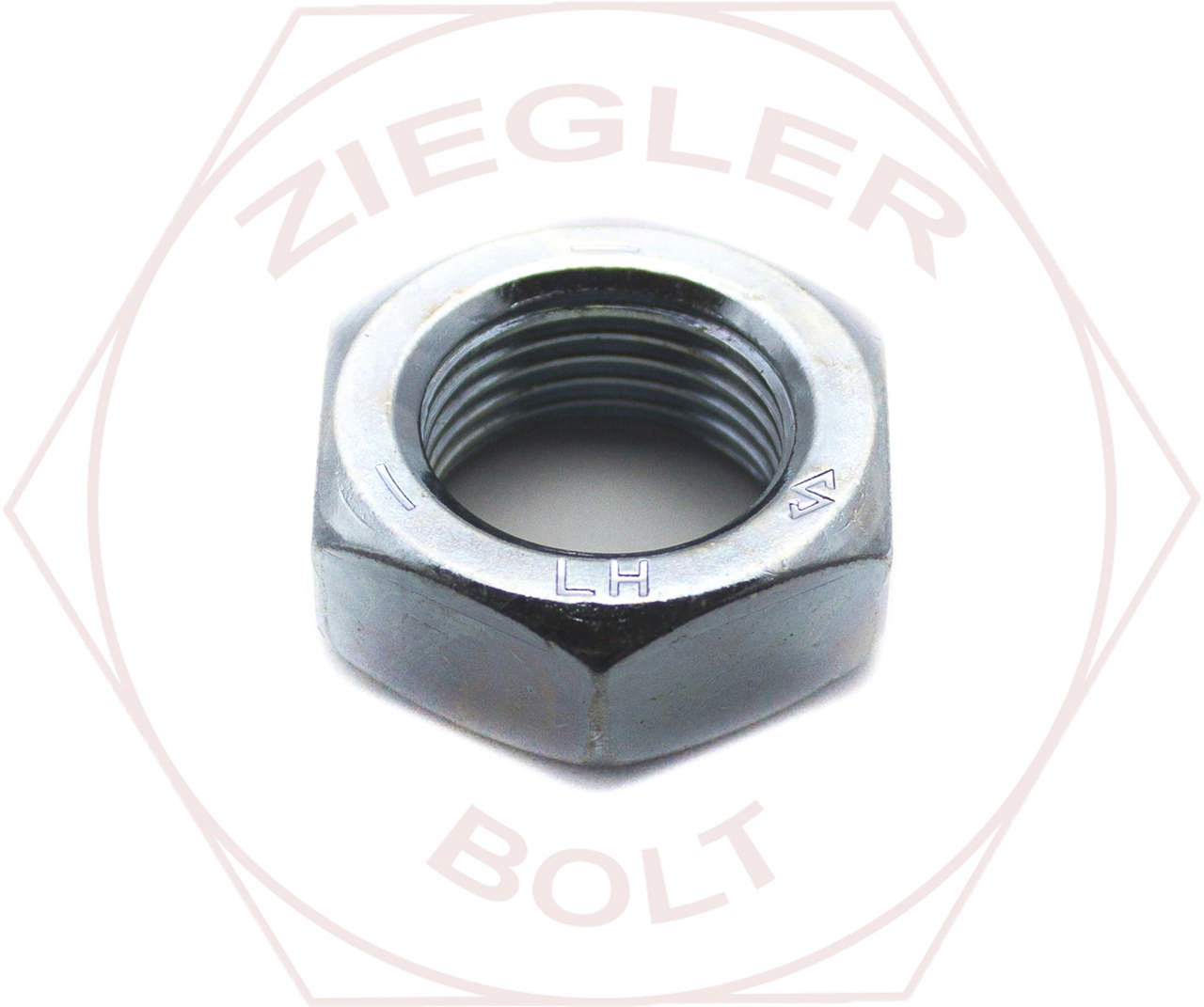 5/16-18  LEFT HAND HEX JAM NUT ZINC