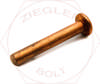 1/4 X 1-1/4 FLAT HD COPPER RIVET