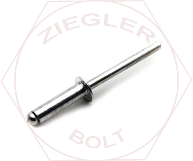 1/8 X 1/8 ALUM-ALUMINUM BLIND RIVET LARGE FLANGE