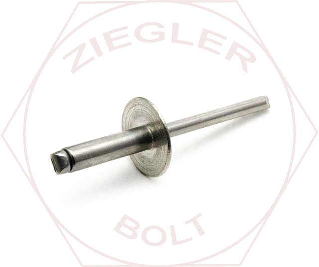 3/16 X 3/8 ALL-STAINLESS POP RIVET LG FLG