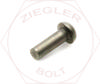 3/8 X 1-1/4 SOLID ROUND HEAD RIVET 18-8 SS