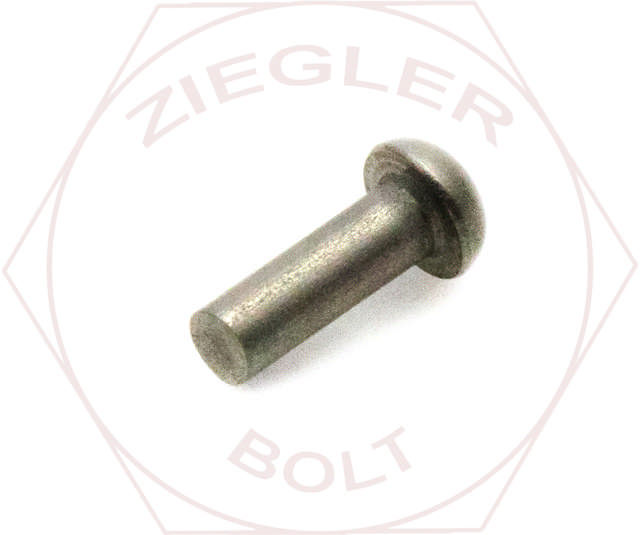 1/2 X 1-1/4 SOLID ROUND HEAD RIVET 18-8 SS