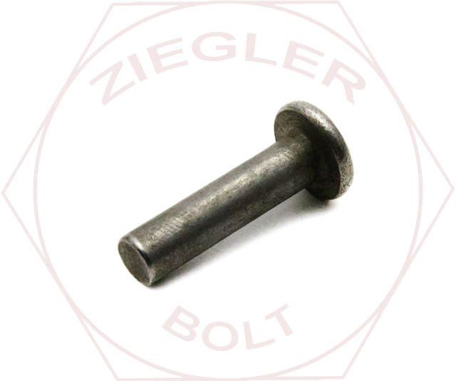 1/4 X 1-1/8 FLAT HD IRON RIVET