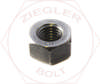 1/4-20 LEFT HAND HEAVY HEX NUT PLAIN