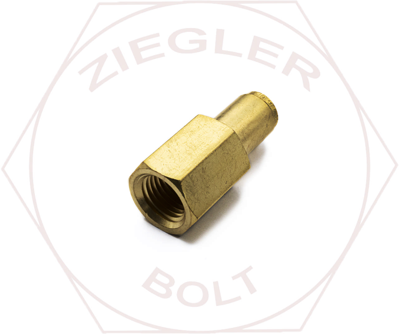 1/4 X 1/4T DOT PUSH-IN FEMALE CONNECTOR BRASS