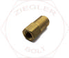 1/4 X 3/8T DOT PUSH-IN FEMALE CONNECTOR BRASS