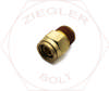 5/8 X 1/2 DOT PUSH-IN MALE CONNECTOR BRASS