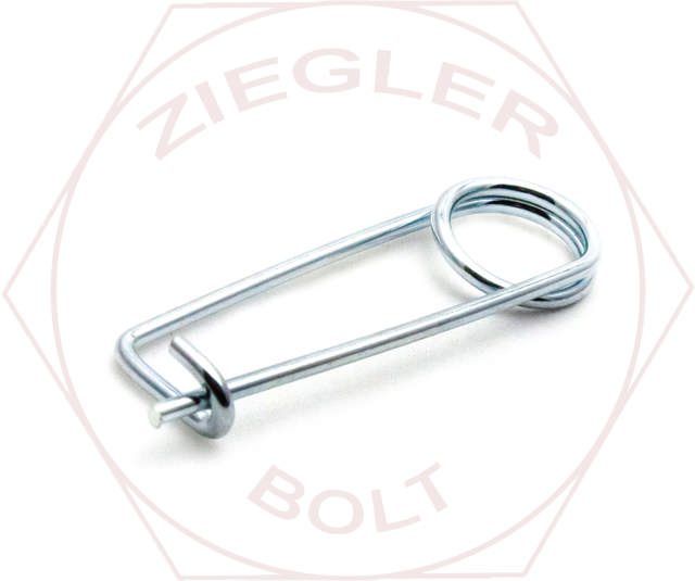 #25-04 WIRE SAFTEY PIN ZINC