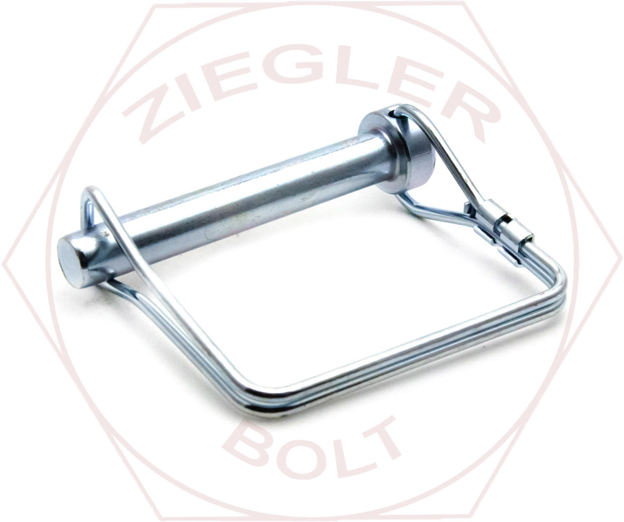 1/4 X 2-1/16 SQUARE DBL WIRE LOCK PIN ZINC