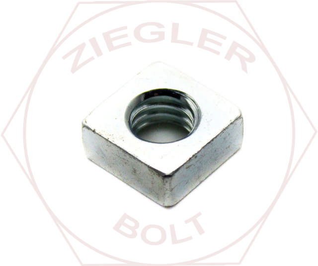 6-32 SQUARE MACHINE SCREW NUT ZINC