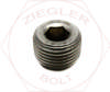 1/4 SOCKET PIPE PLUG 3/4 TAPER DRYSEAL18-8 SS