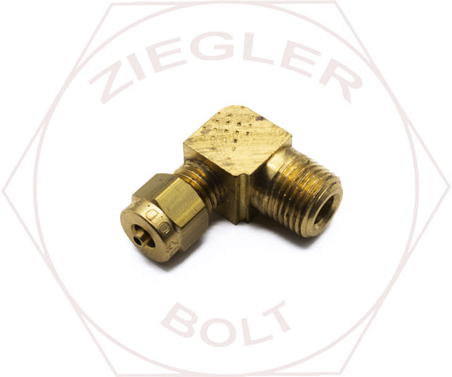 5/32TX1/8P 90° TRUCK TRANSMISSION MALE ELBOW BRASS