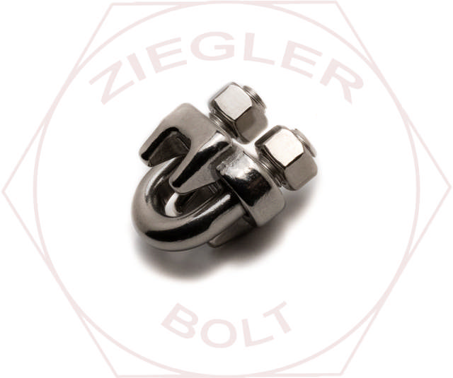 1/8  MALL.WIRE ROPE CLIP STAINLESS STEEL