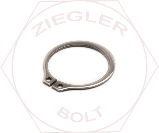 1/2 EXTERNAL RETAINING RING 18-8 STAINLESS