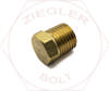 1/4 HEX HEAD PIPE PLUG BRASS