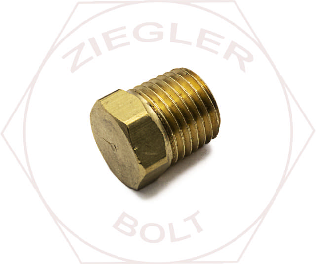 1/4 HEX HEAD PIPE PLUG BRASS
