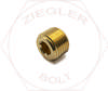 1/8 COUNTERSUNK SOCKET PIPE PLUG BRASS