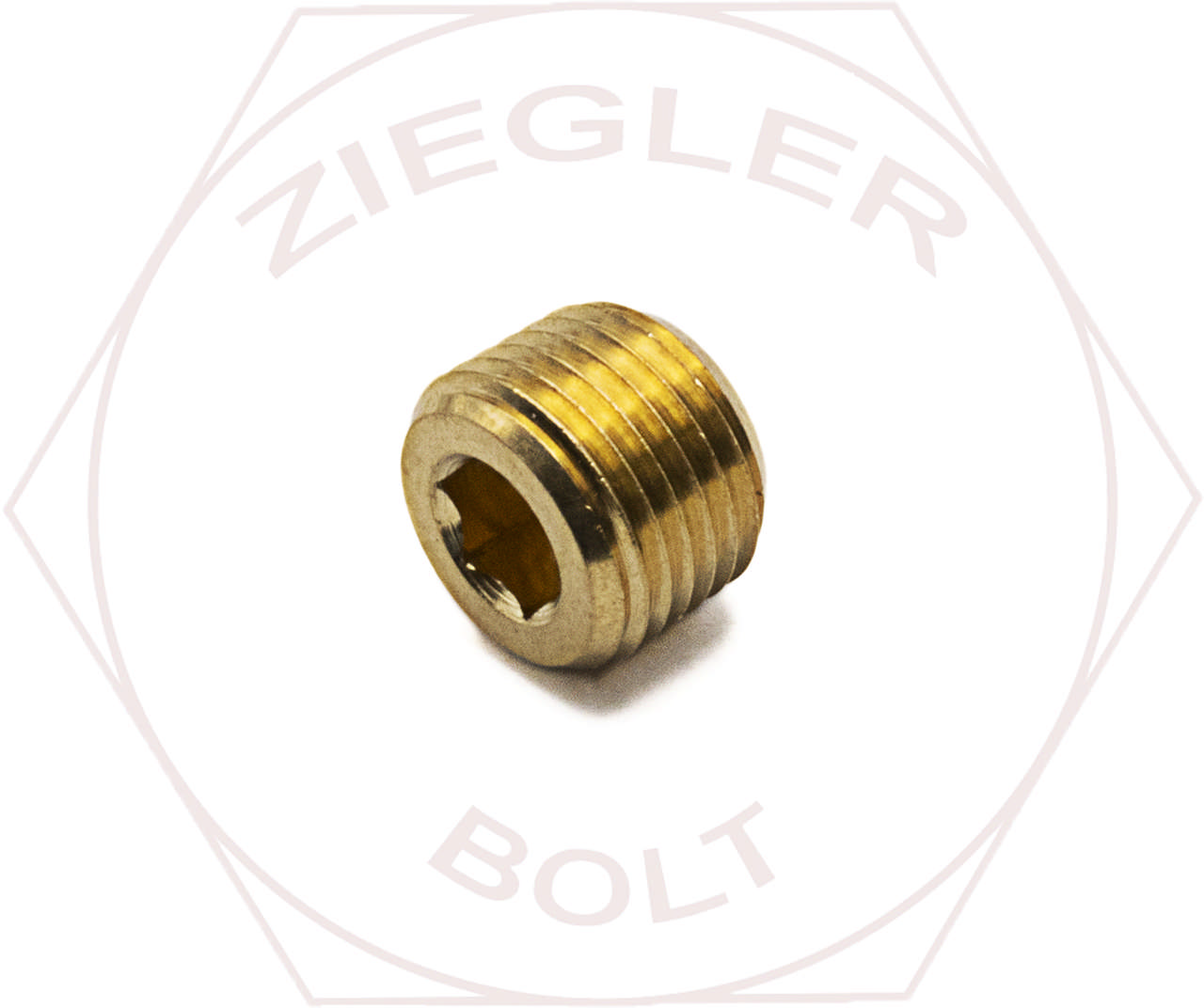 1/8 COUNTERSUNK SOCKET PIPE PLUG BRASS