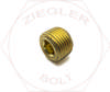 3/8 COUNTERSUNK SOCKET PIPE PLUG BRASS