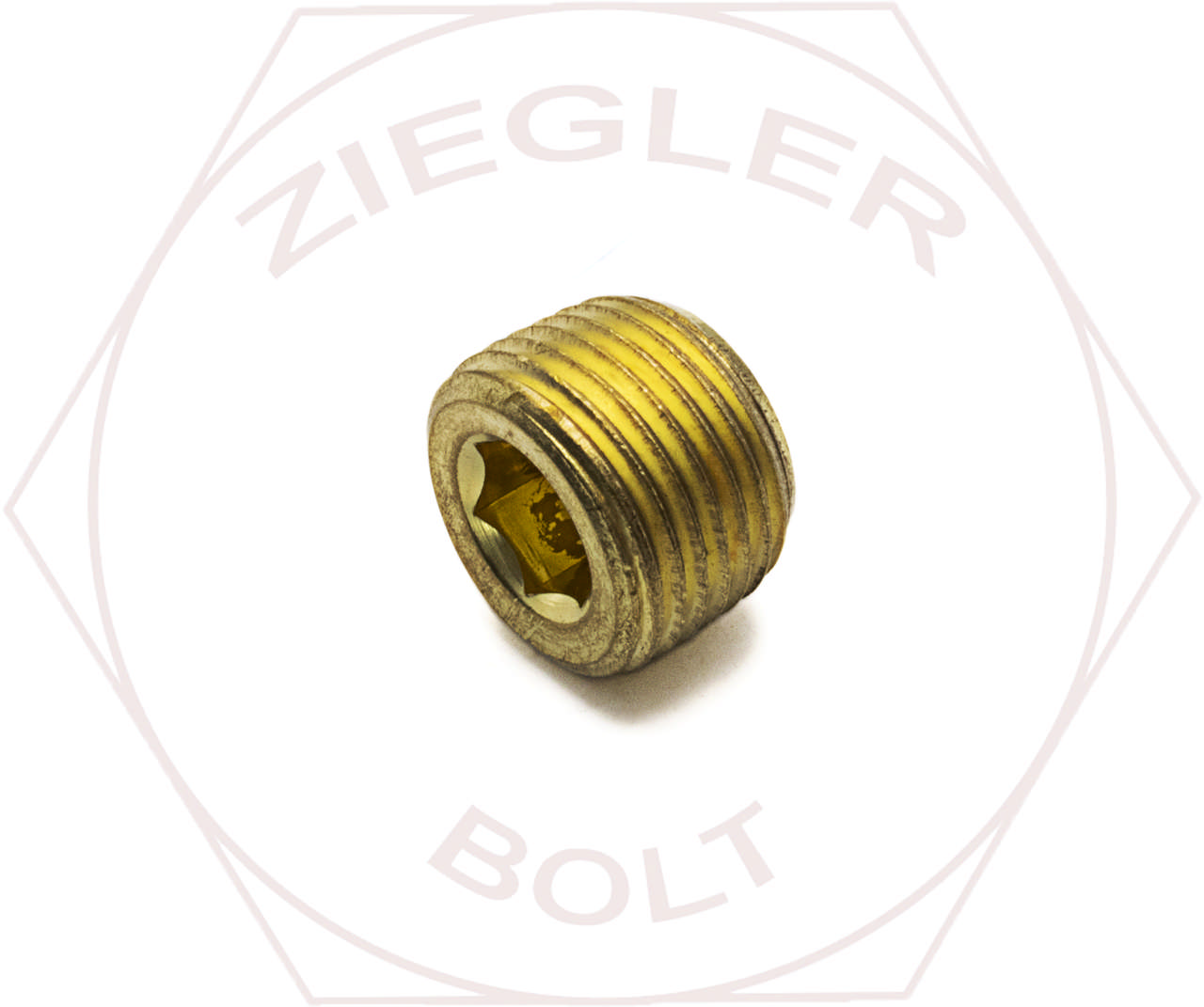3/8 COUNTERSUNK SOCKET PIPE PLUG BRASS