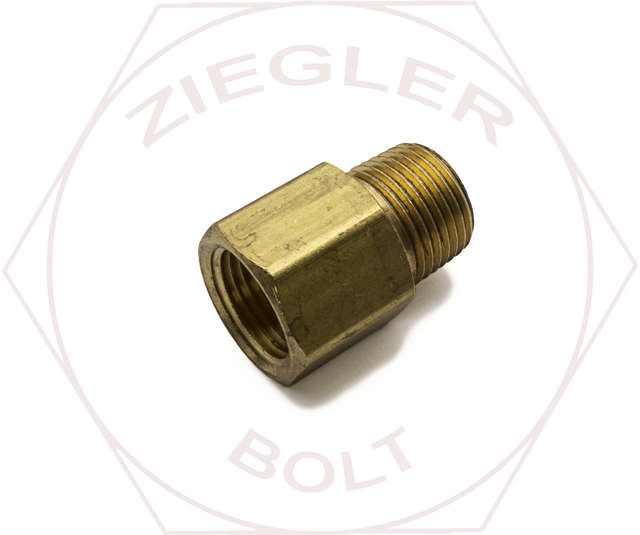 3/8F X 3/8M PIPE ADAPTER BRASS