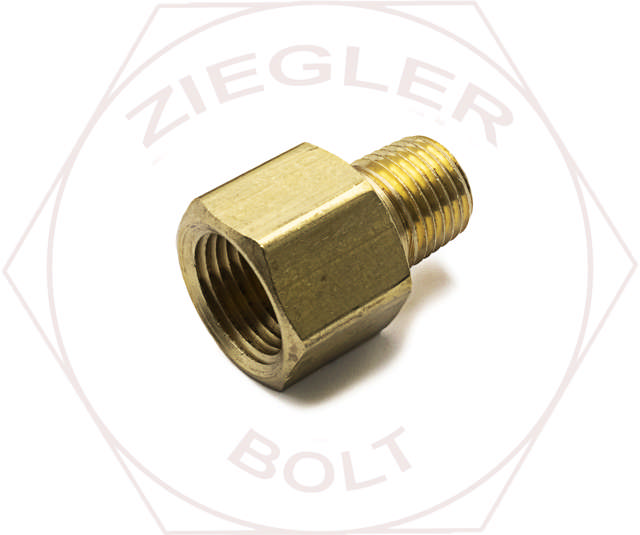 3/8F X 1/4M PIPE ADAPTER BRASS