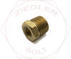 3/8M X 1/8F HEX PIPE REDUCER BUSHING BRASS